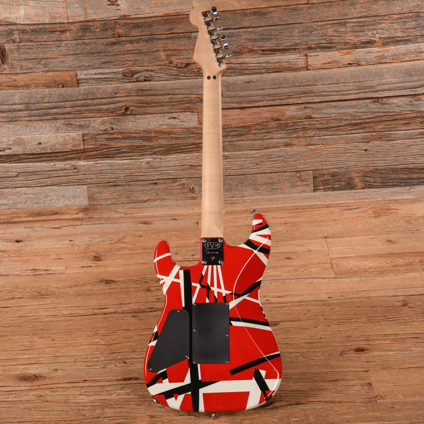 EVH Striped Series Red with Black and White Stripes 2014 Electric Guitars / Solid Body