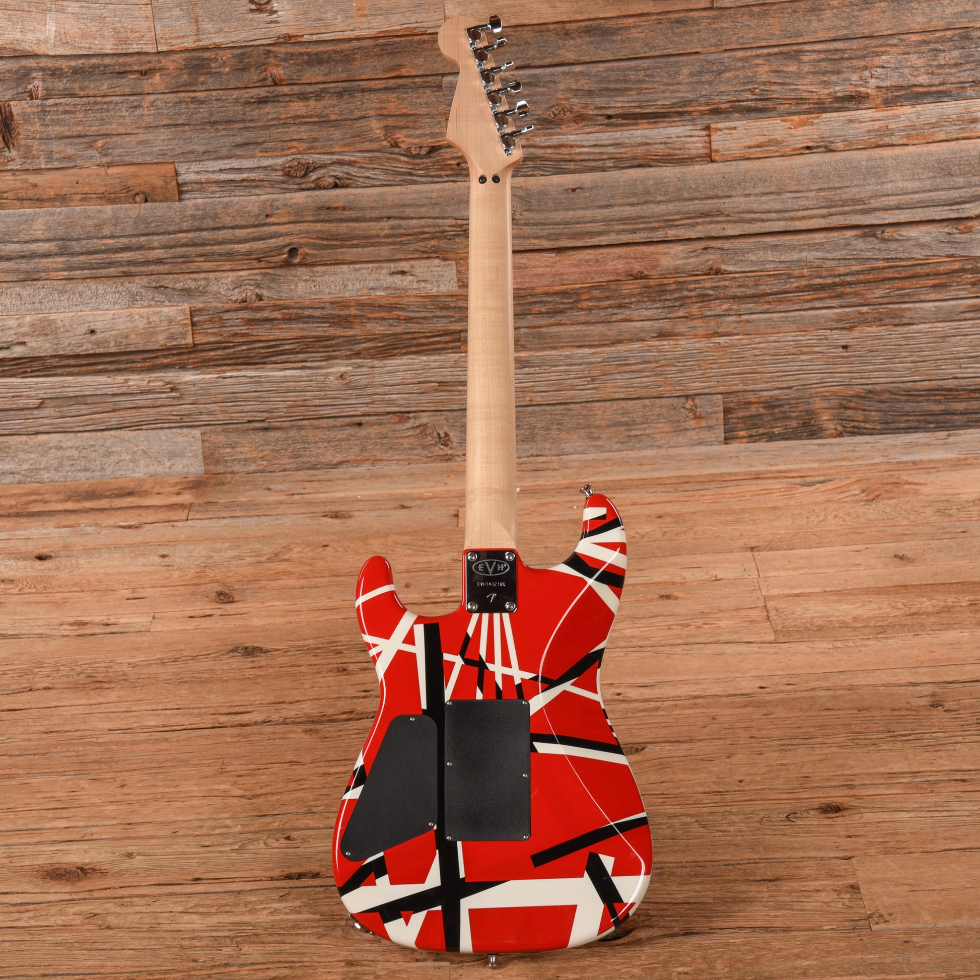 EVH Striped Series Red with Black and White Stripes 2014 Electric Guitars / Solid Body
