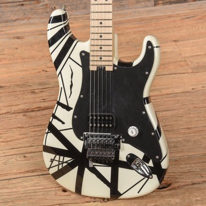 EVH Striped Series White & Black 2021 Electric Guitars / Solid Body