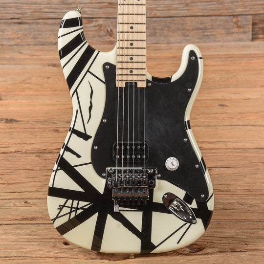 EVH Striped Series White & Black 2021 Electric Guitars / Solid Body