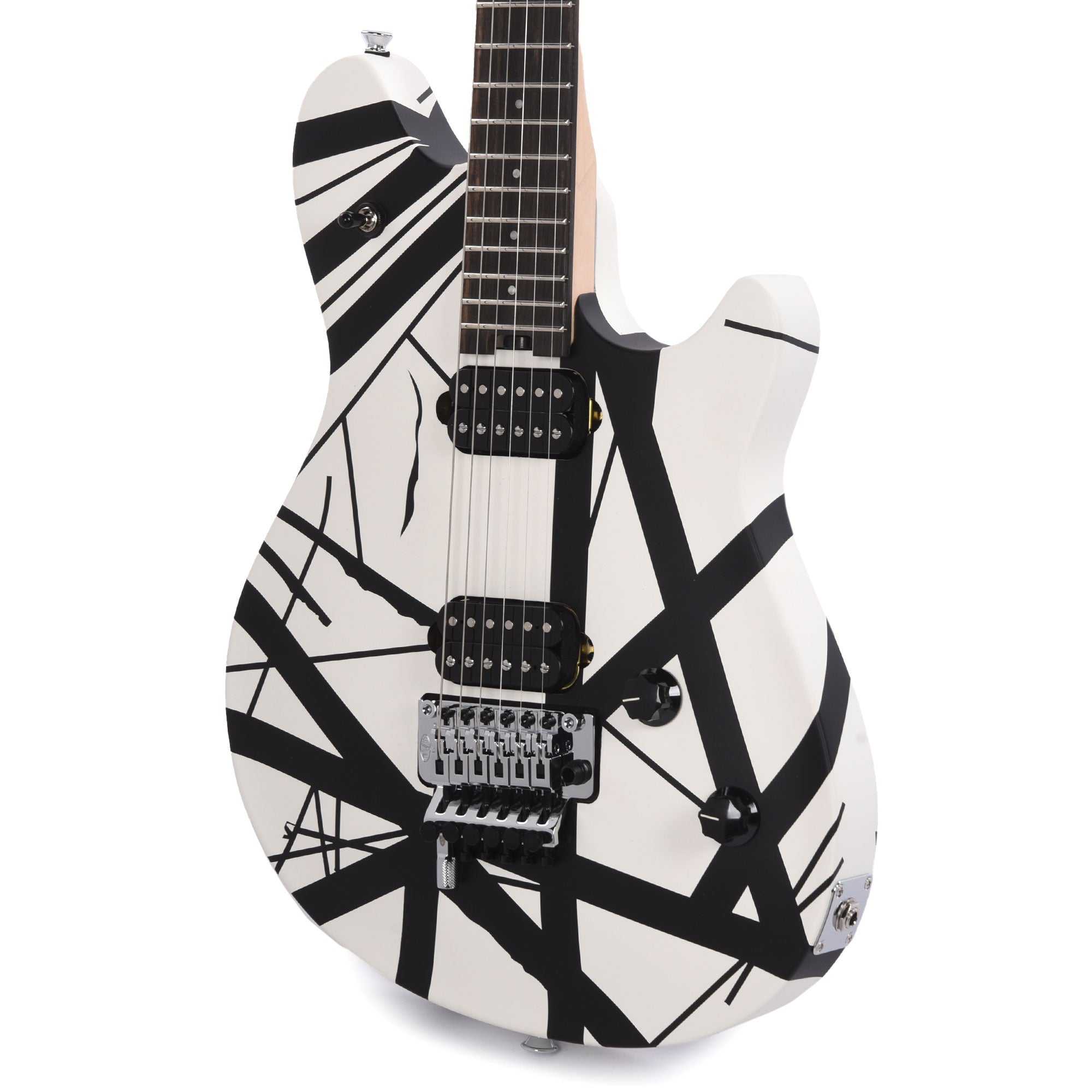 EVH Wolfgang Special Striped Black and White Electric Guitars / Solid Body