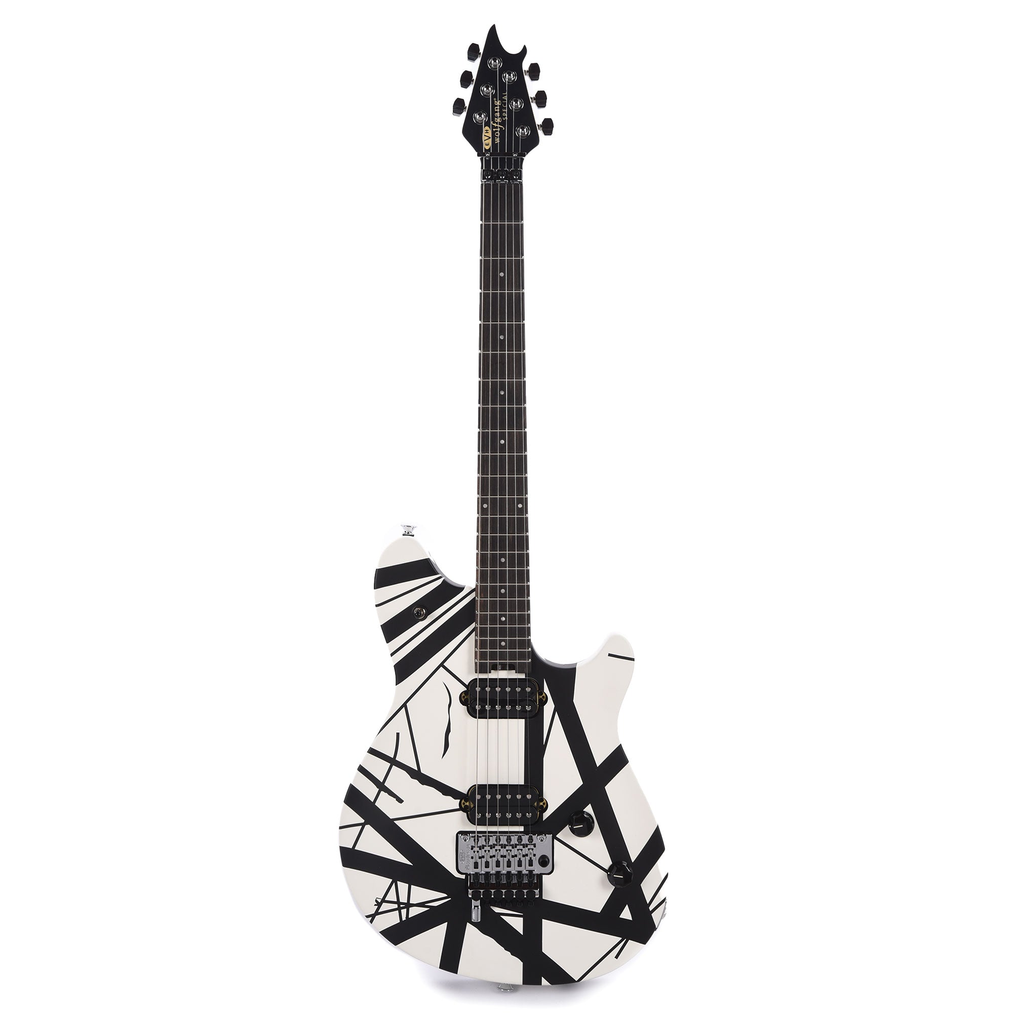 EVH Wolfgang Special Striped Black and White Electric Guitars / Solid Body