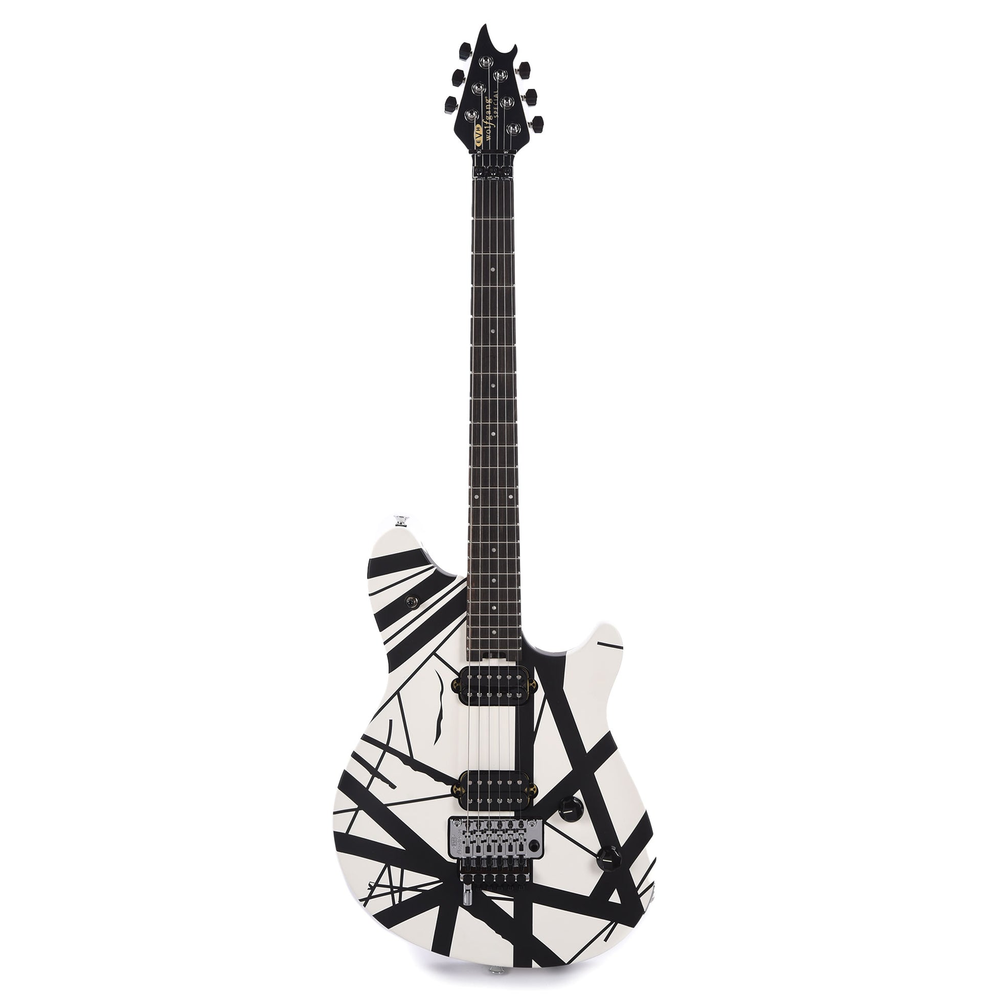 EVH Wolfgang Special Striped Black and White Electric Guitars / Solid Body
