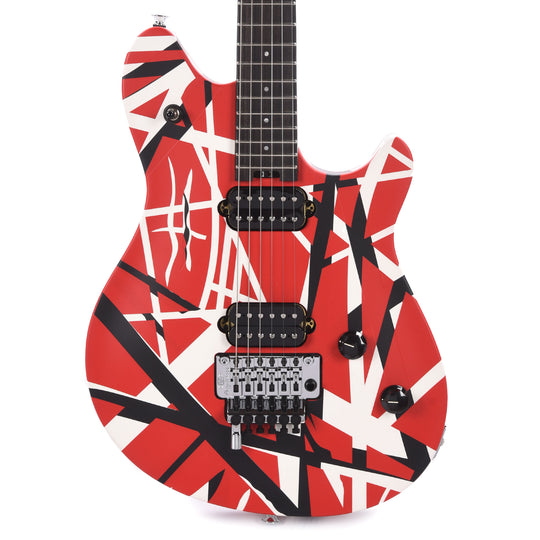 EVH Wolfgang Special Striped Red, Black, and White Electric Guitars / Solid Body