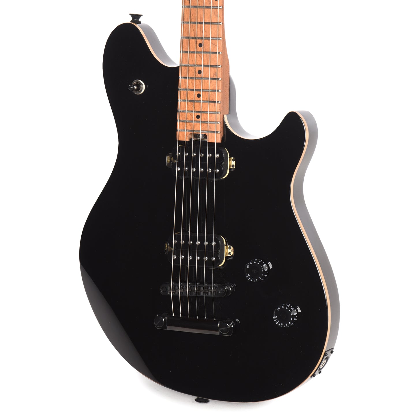 EVH Wolfgang Standard T.O.M. Gloss Black Electric Guitars / Solid Body