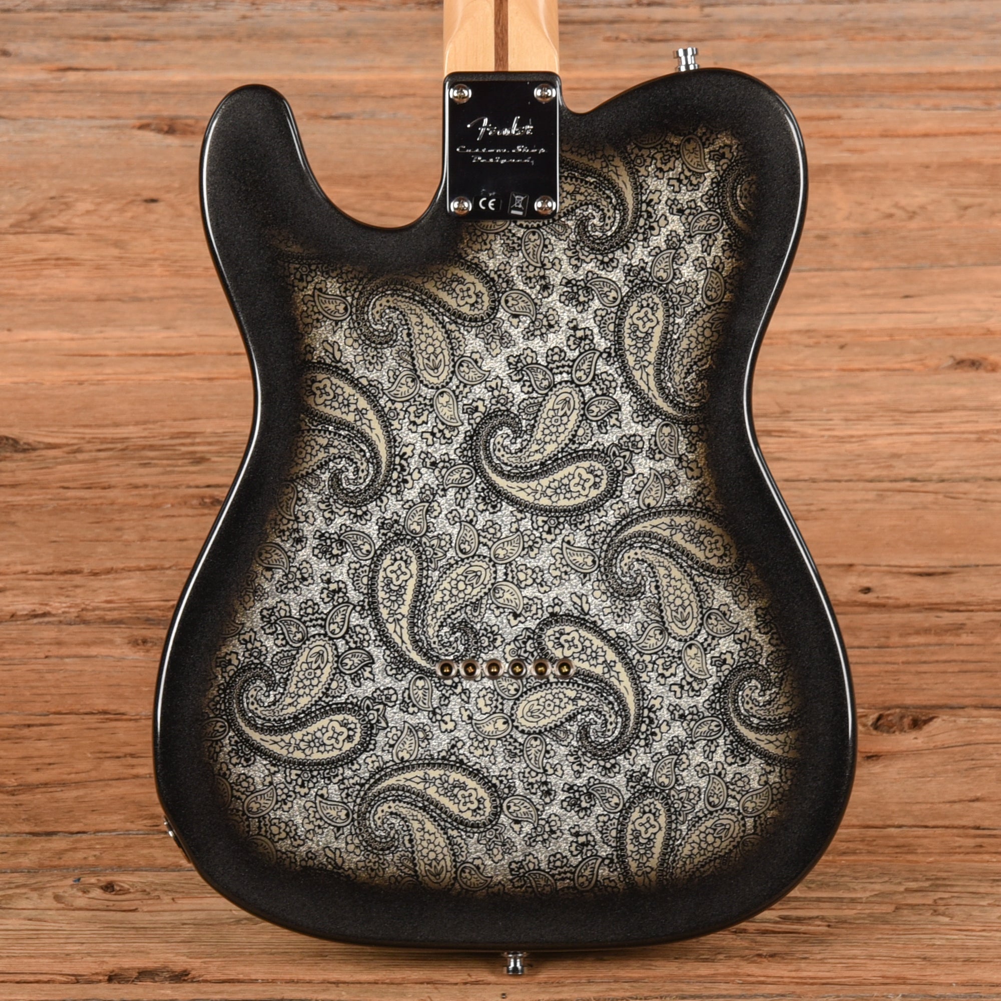 Fender American Standard Telecaster Neck with Allparts Body Black Paisley