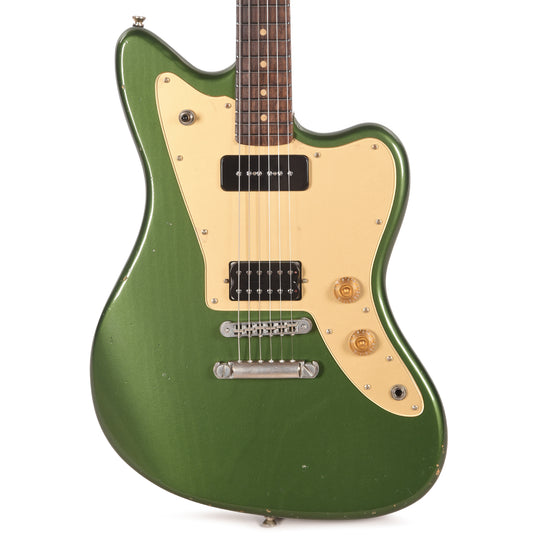 Fano Alt de Facto JM6 Cadillac Green Light Distress w/McNelly Pickups & Stainless Steel Frets Electric Guitars / Solid Body