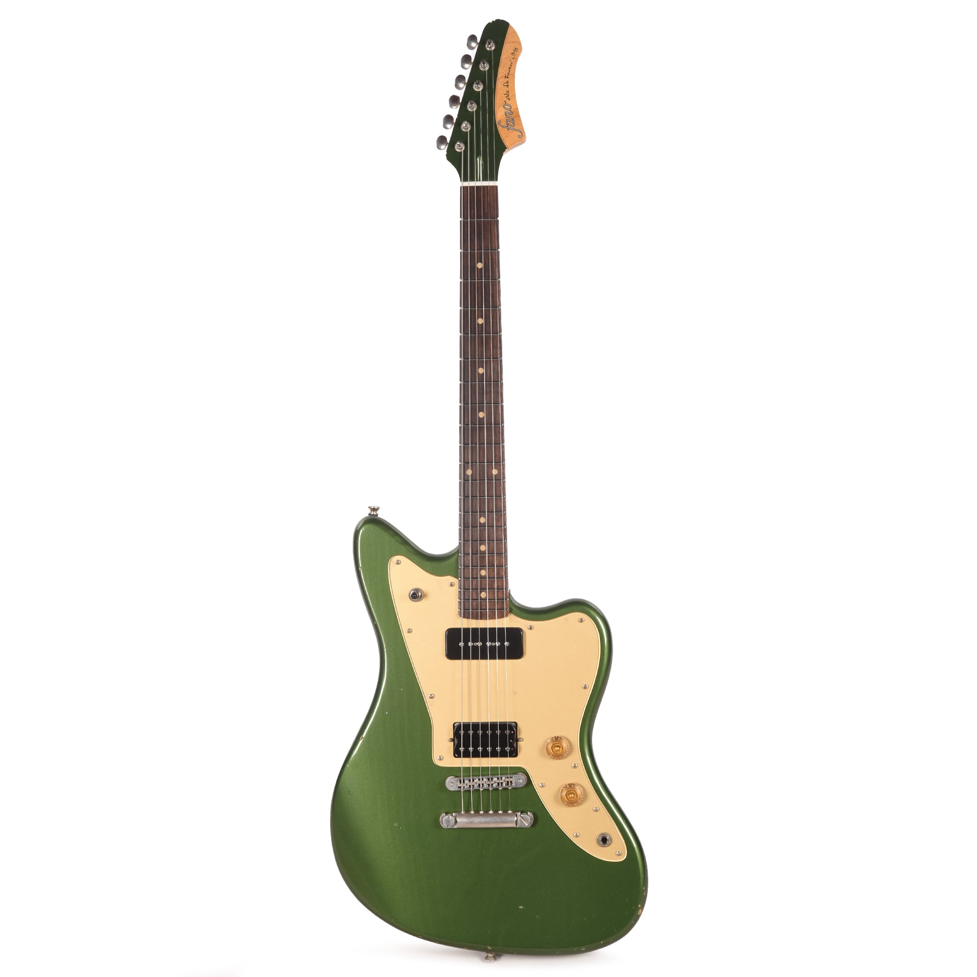 Fano Alt de Facto JM6 Cadillac Green Light Distress w/McNelly Pickups & Stainless Steel Frets Electric Guitars / Solid Body