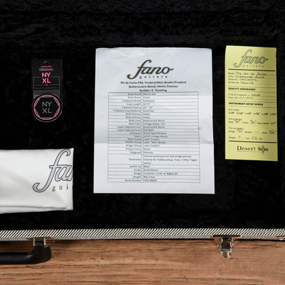Fano Alt De Facto PX6 Butterscotch Blonde Electric Guitars / Solid Body