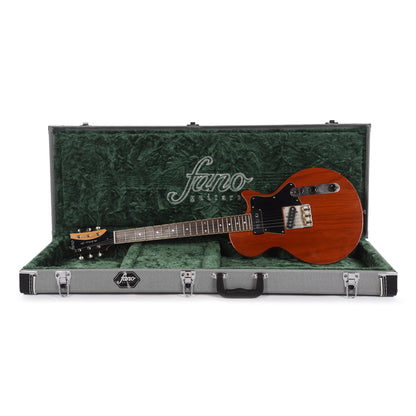 Fano Alt de Facto SP6 Faded Cherry Light Distress w/Mojo Pickups & Stainless Steel Frets Electric Guitars / Solid Body