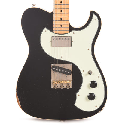 Fano Alt de Facto TC6 Bull Black Light Distress w/McNelly Pickups & Stainless Steel Frets Electric Guitars / Solid Body