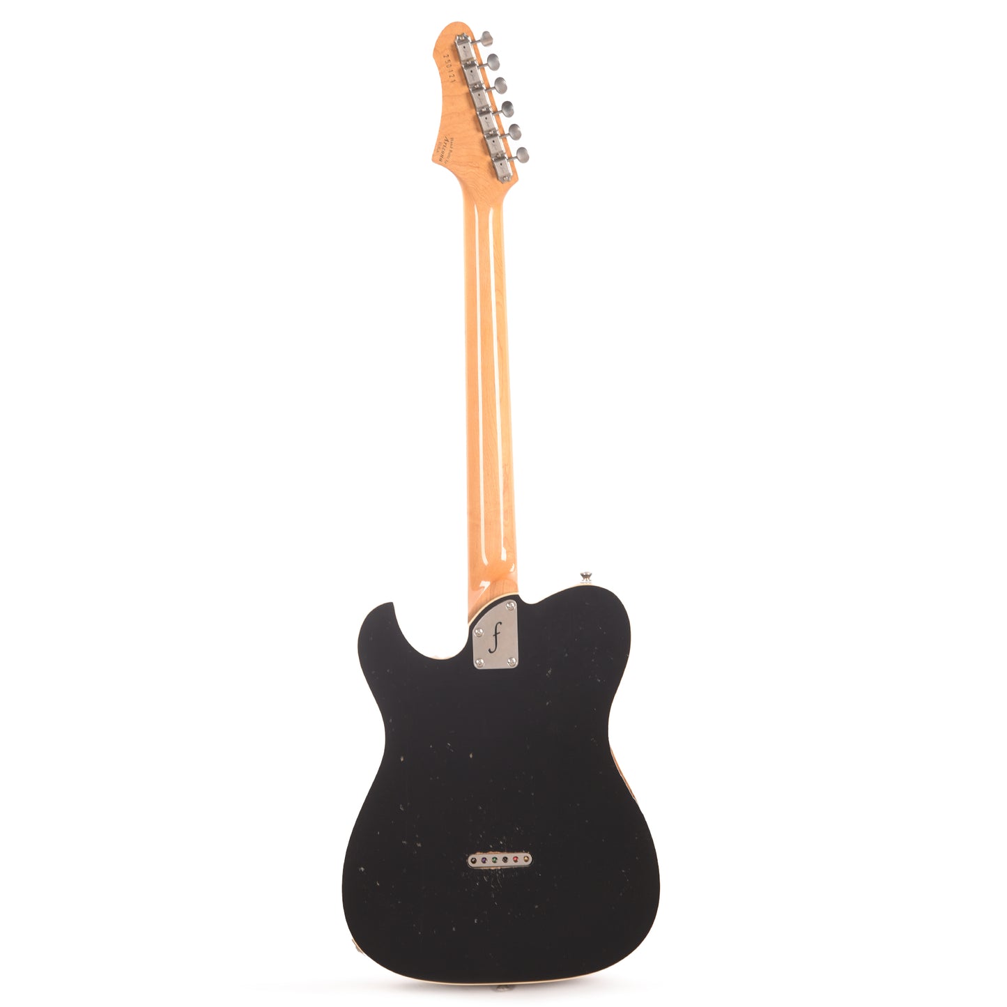 Fano Alt de Facto TC6 Bull Black Light Distress w/McNelly Pickups & Stainless Steel Frets Electric Guitars / Solid Body