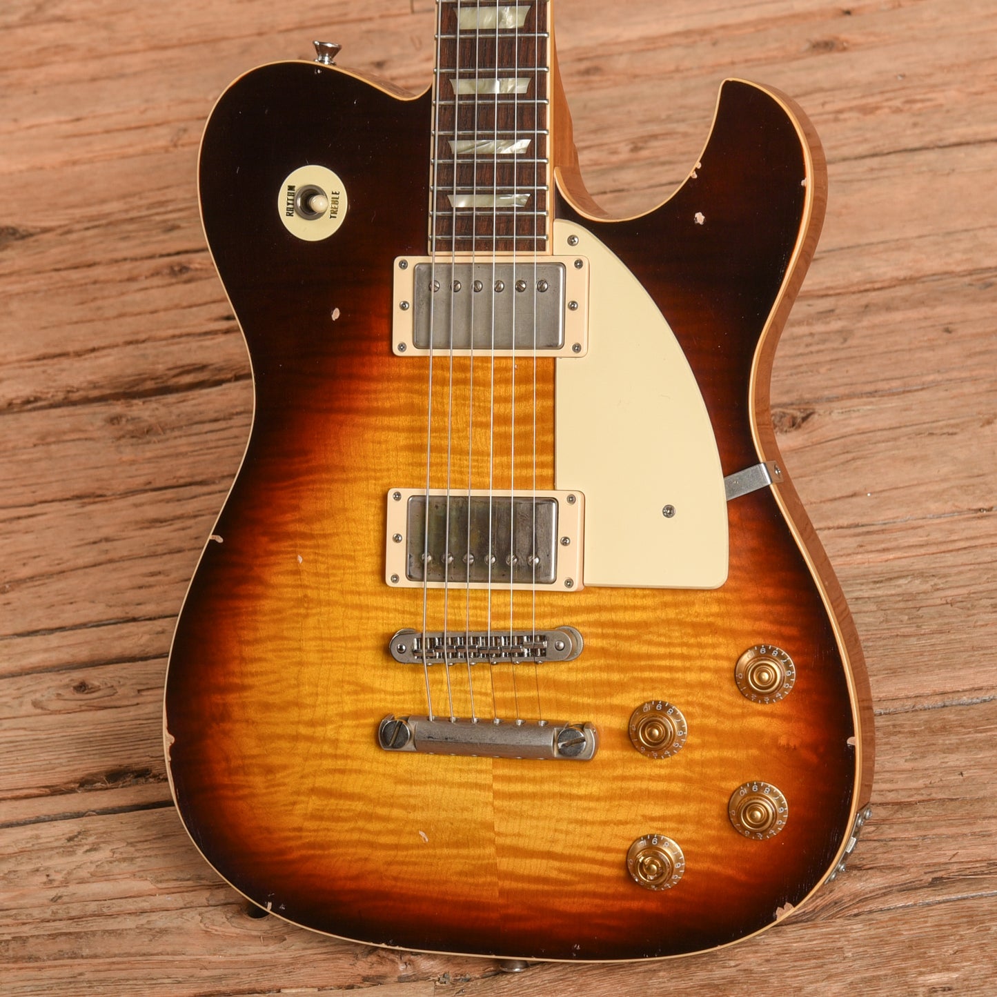 Fano Alt De Facto TC6 Carved Top Sunburst Electric Guitars / Solid Body