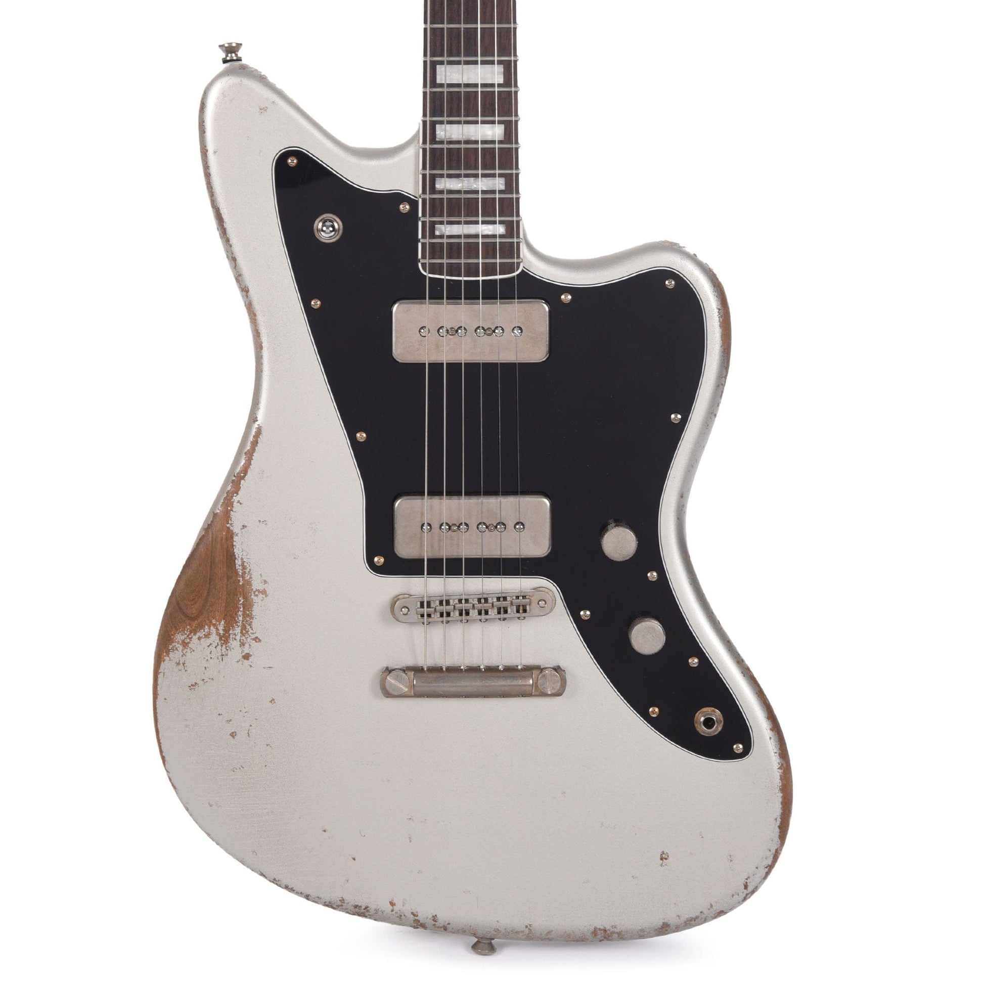 Fano JM6 Alt de Facto Inca Silver Medium/Heavy Distress w/Lollar P-90 Pickups (Serial #230716) Electric Guitars / Solid Body