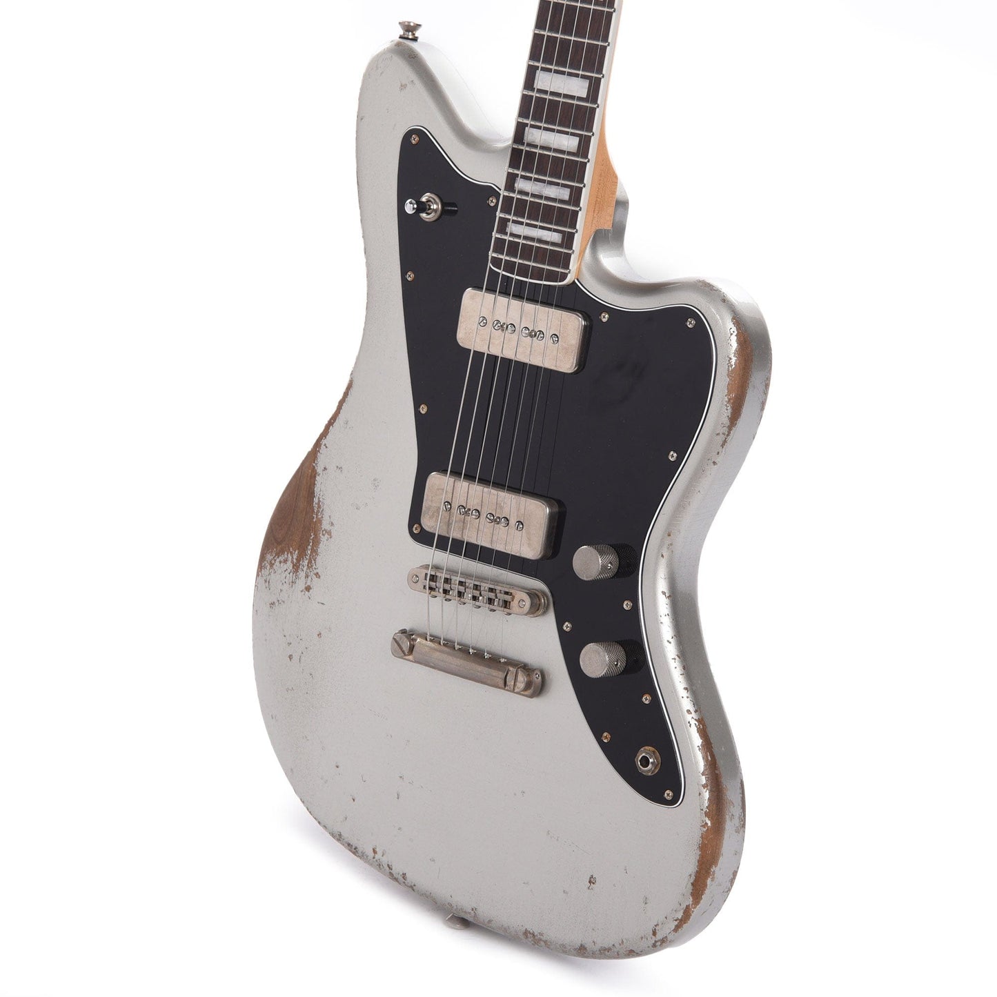 Fano JM6 Alt de Facto Inca Silver Medium/Heavy Distress w/Lollar P-90 Pickups (Serial #230716) Electric Guitars / Solid Body