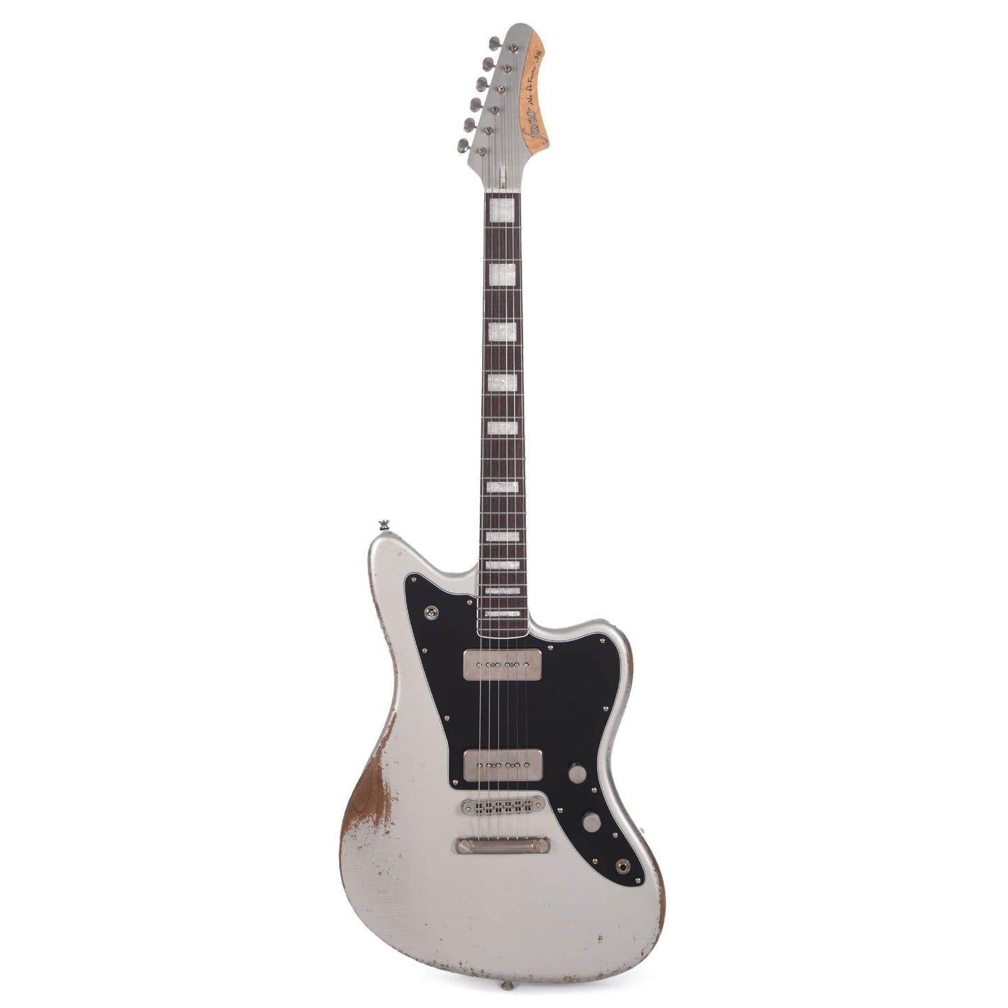 Fano JM6 Alt de Facto Inca Silver Medium/Heavy Distress w/Lollar P-90 Pickups (Serial #230716) Electric Guitars / Solid Body