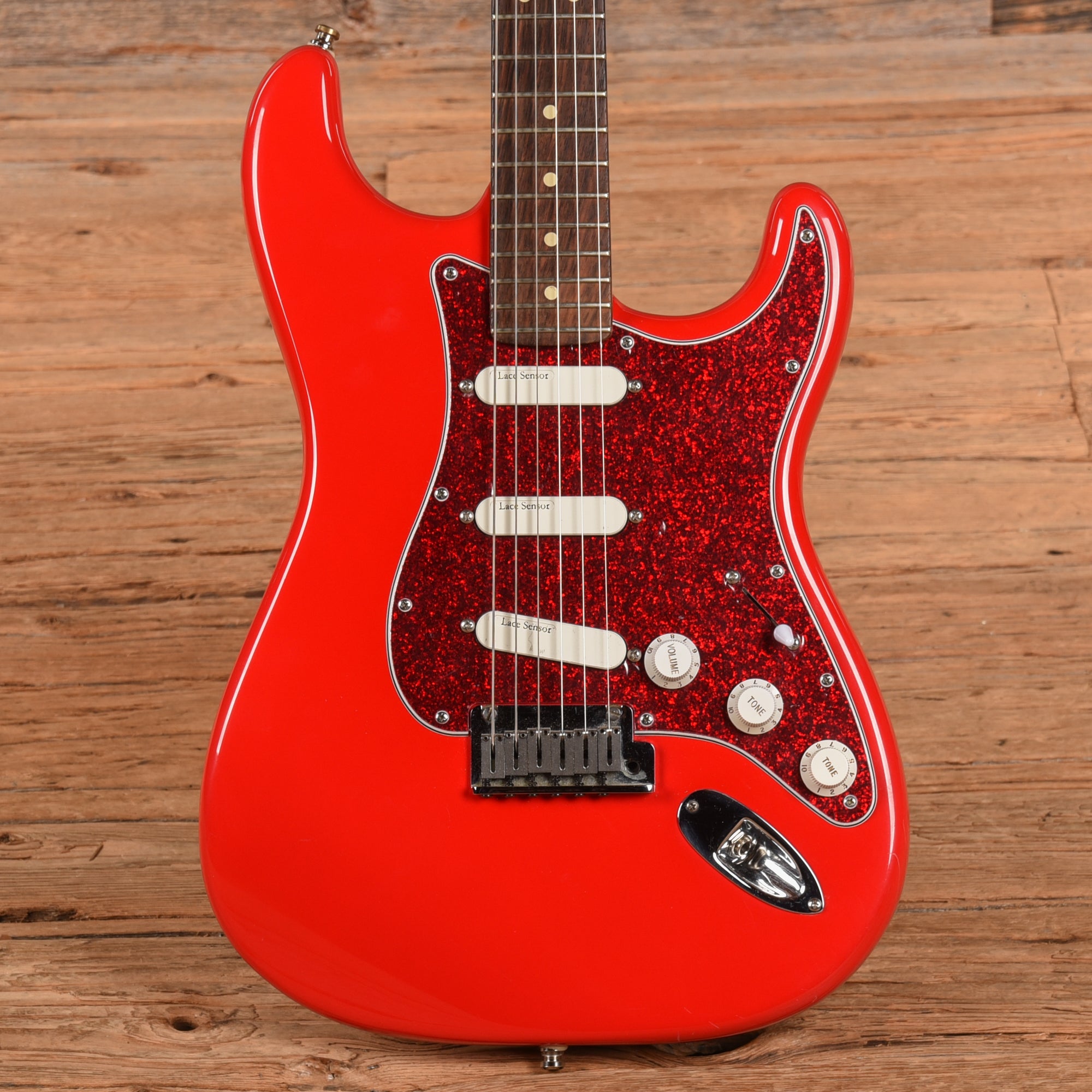 Fender American Series Stratocaster Neck with Unknown Fender Body Fiesta Red