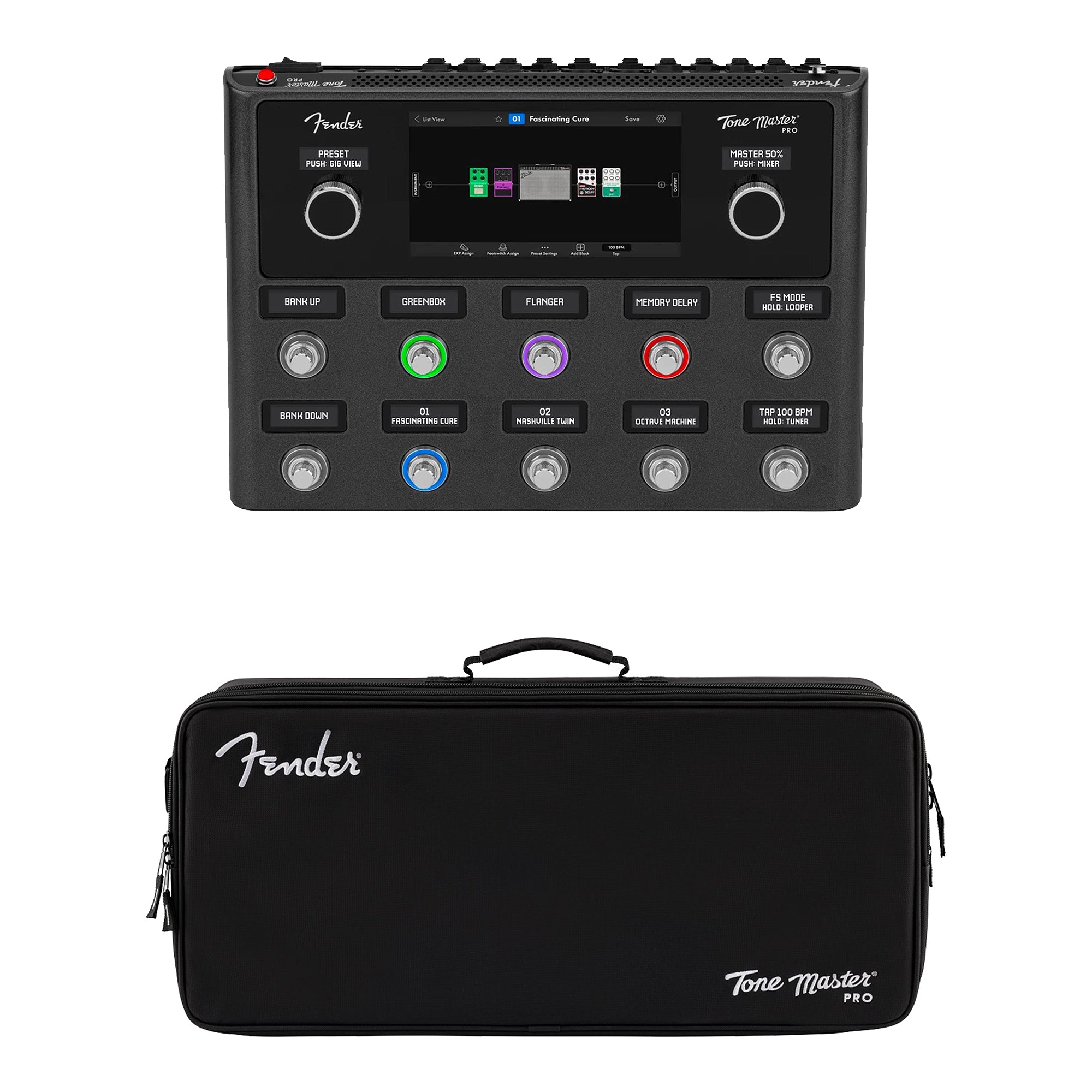 Fender Gig Bag for Tone Master Pro Guitar and Fender Tone Master Pro Multi-Effects Bundle Accessories / Amp Covers