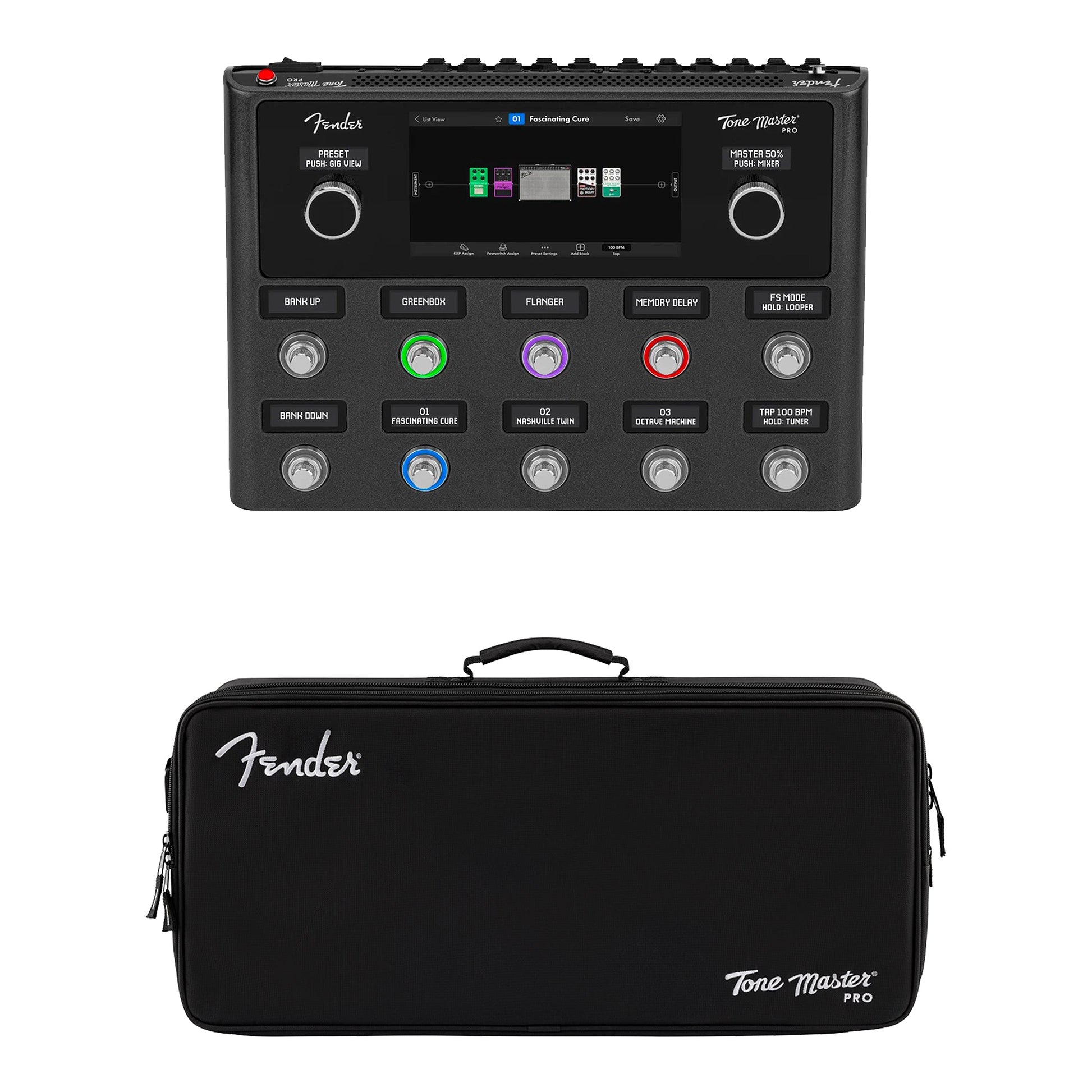 Fender Gig Bag for Tone Master Pro Guitar and Fender Tone Master Pro Multi-Effects Bundle Accessories / Amp Covers