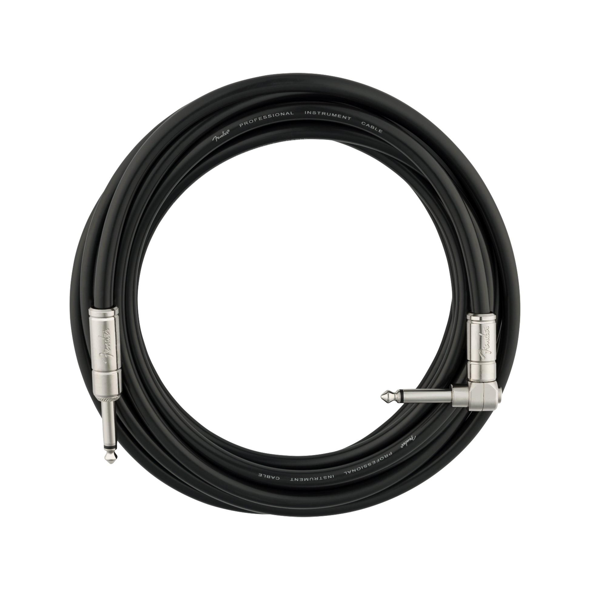 Fender 15' Professional Series Kill Switch Cable Straight/Angle Accessories / Cables