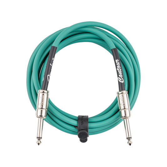 Fender Contour 10' Cable Sherwood Green Accessories / Cables
