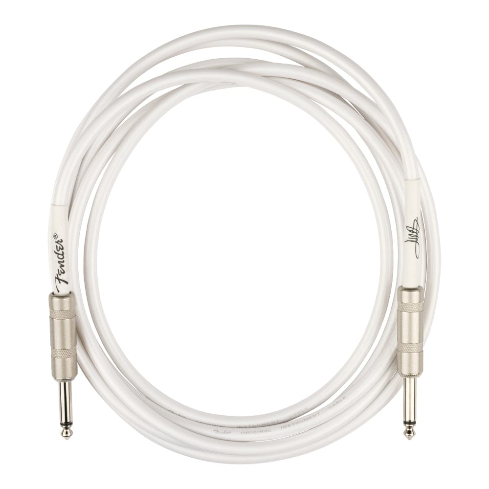 Fender Juanes 10' Instrument Cable Luna White Accessories / Cables