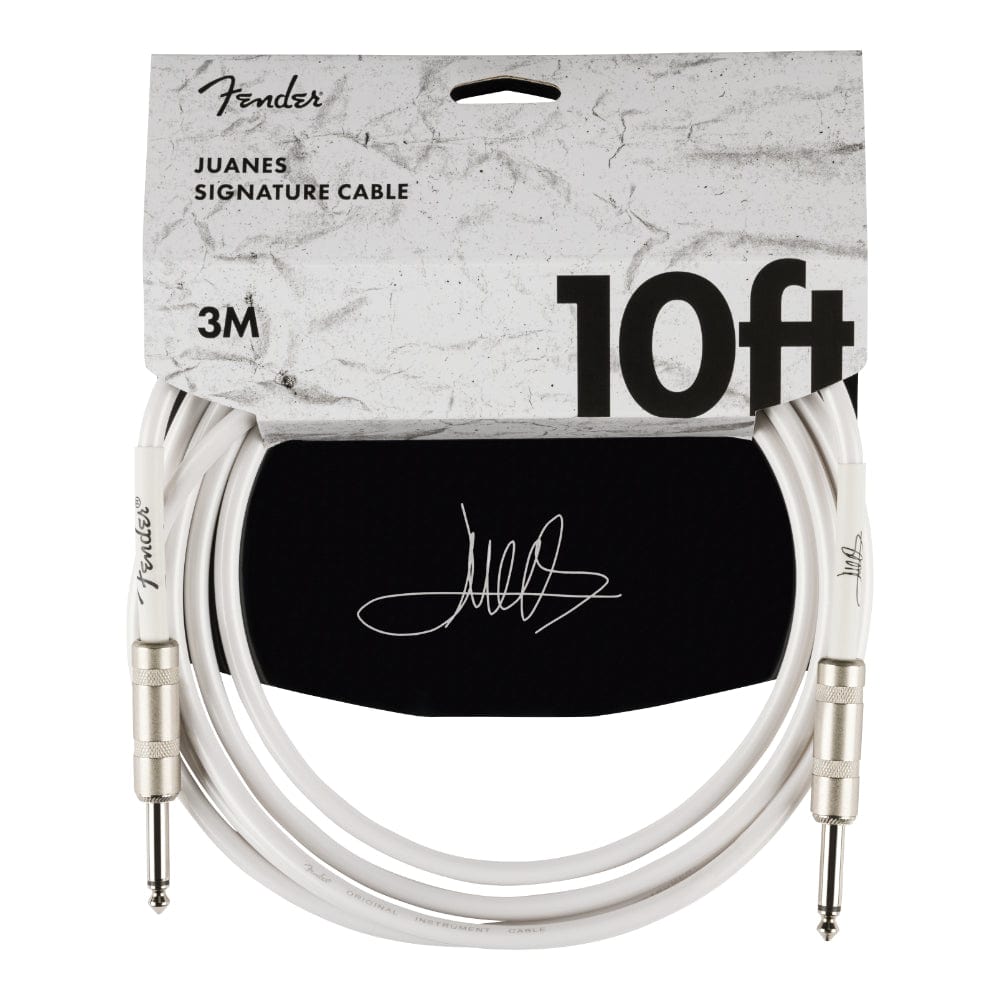 Fender Juanes 10' Instrument Cable Luna White Accessories / Cables