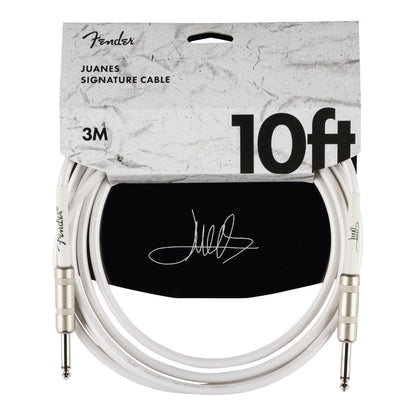 Fender Juanes 10' Instrument Cable Luna White Accessories / Cables