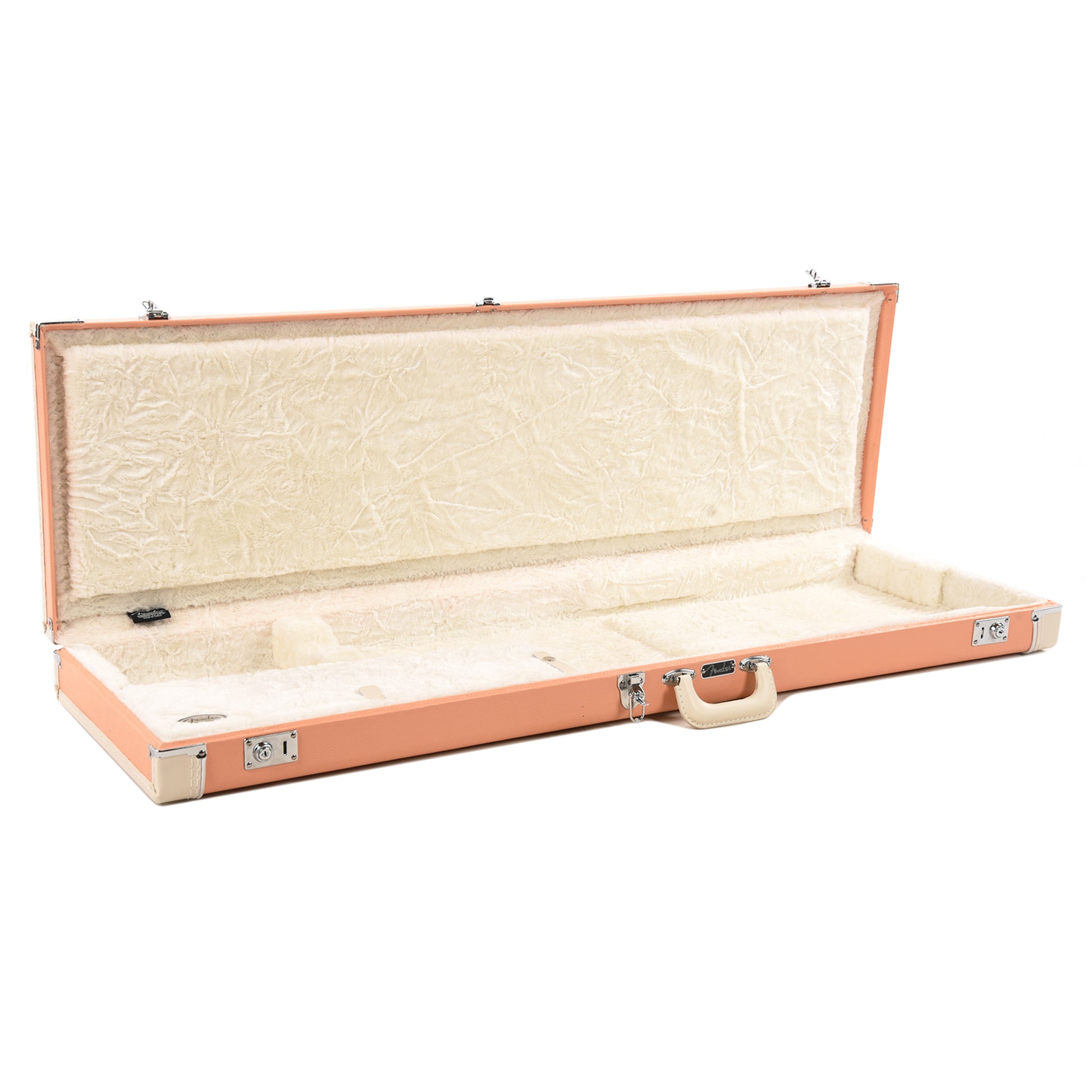 Fender Classic Series Wood Case Precision Bass/Jazz Bass Pacific Peach Accessories / Cases and Gig Bags / Bass Cases