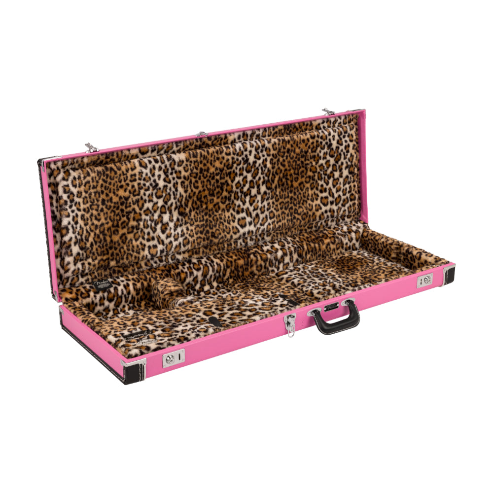 Fender Joe Strummer Strat/Tele Case Pink Leopard Accessories / Cases and Gig Bags / Guitar Cases