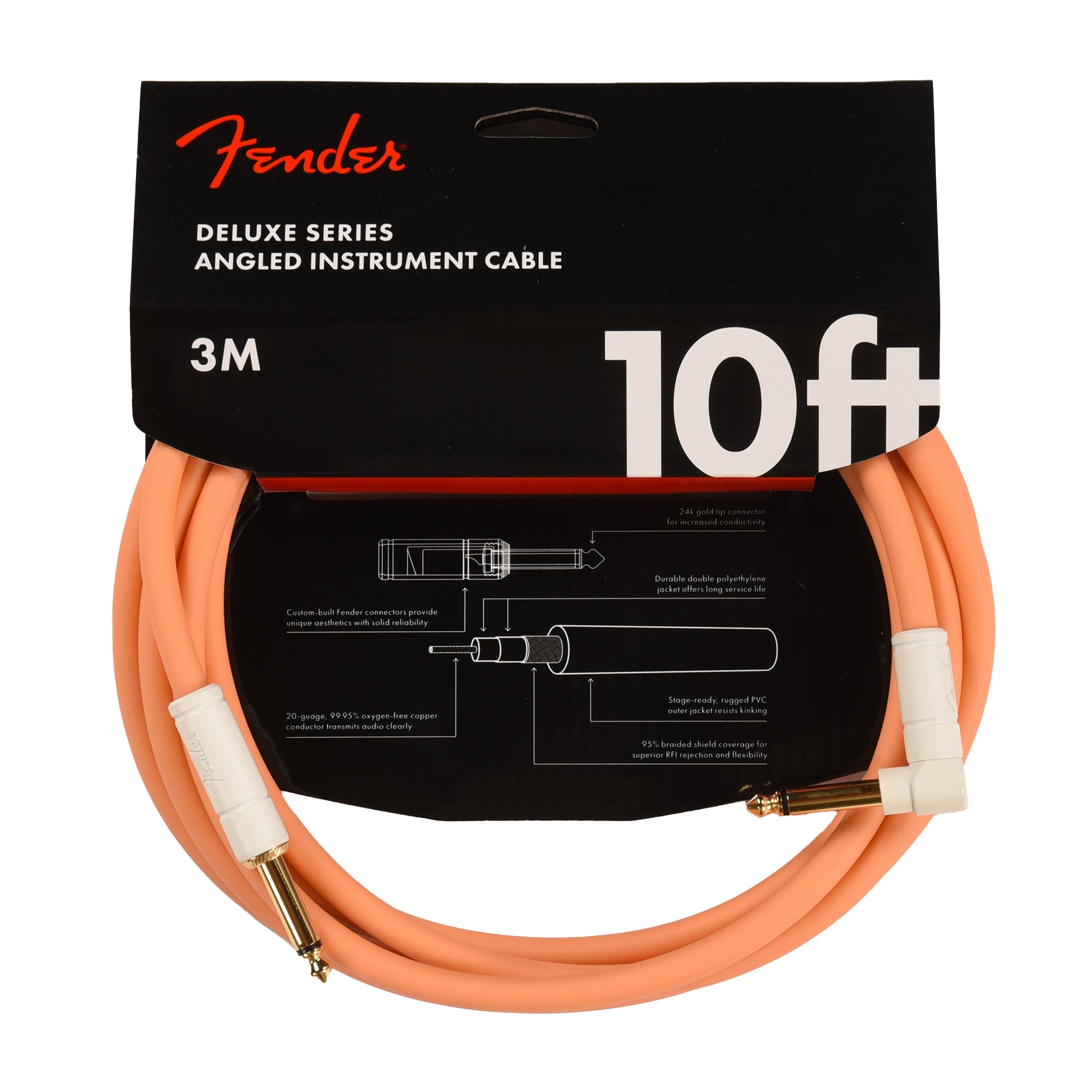 Fender Pacific Peach Case & Accessory Bundle for Strat/Tele Accessories / Cases and Gig Bags / Guitar Cases