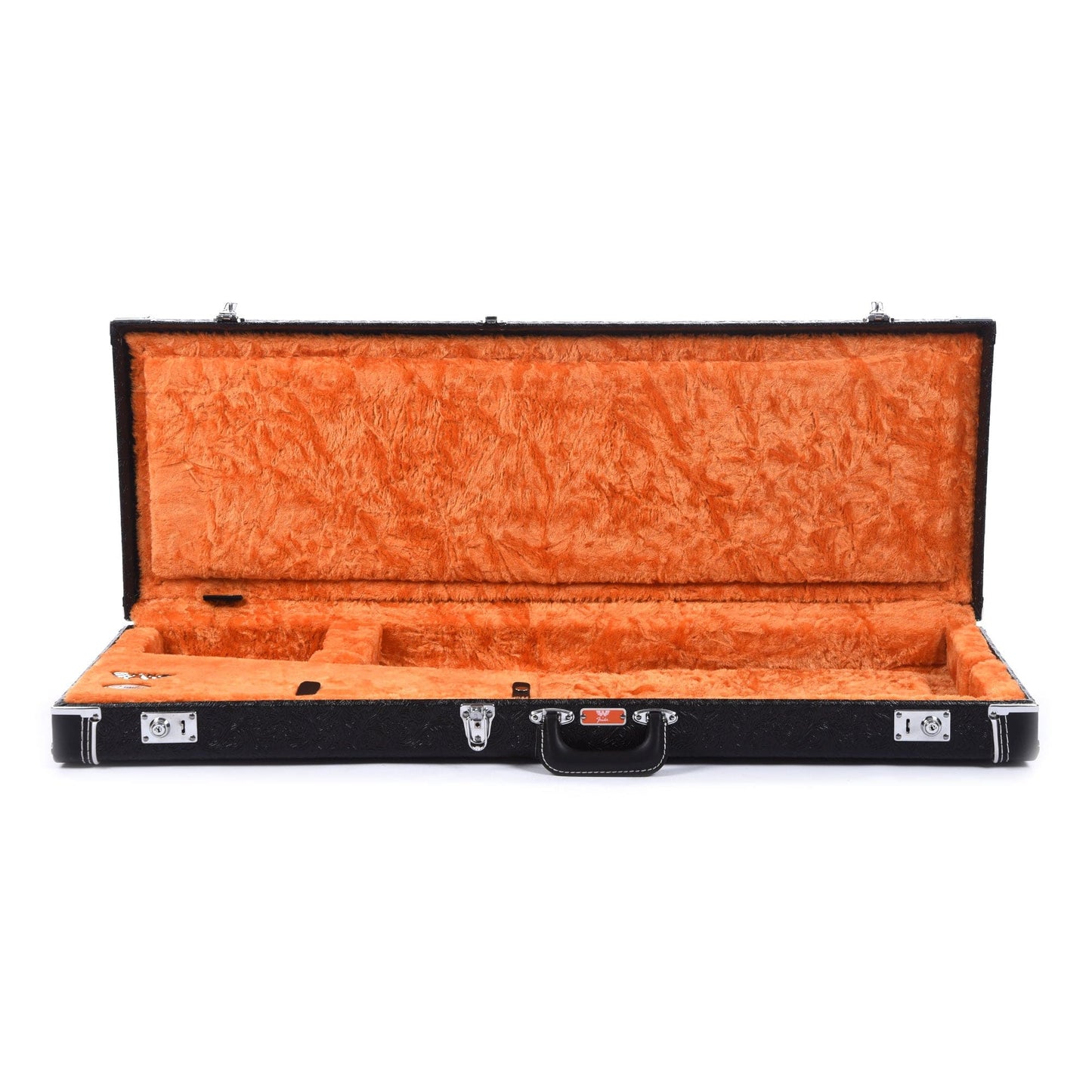 Fender Waylon Jennings Strat/Tele Case Black Tooled Leather Accessories / Cases and Gig Bags / Guitar Cases