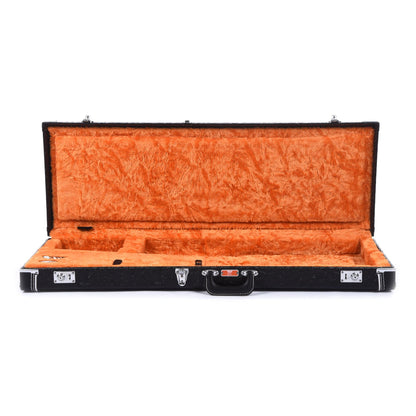 Fender Waylon Jennings Strat/Tele Case Black Tooled Leather Accessories / Cases and Gig Bags / Guitar Cases