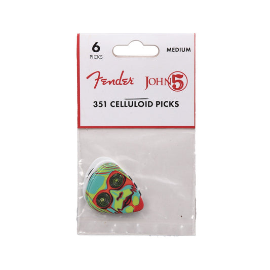 Fender John 5 351 Celluloid Picks (6) Accessories / Picks