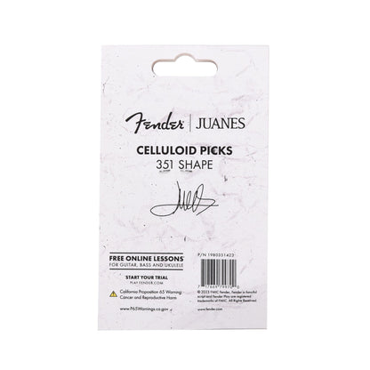 Fender Juanes 351 Celluloid Picks (6) Accessories / Picks