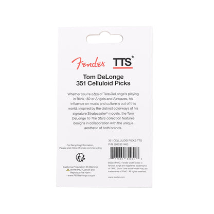 Fender Tom DeLonge 351 Celluloid Picks (6) Accessories / Picks