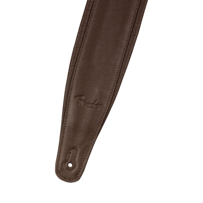 Fender 3.5" Premium Leather Strap Brown Accessories / Straps