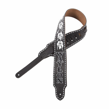 Fender Waylon Jennings Signature Strap Black Accessories / Straps