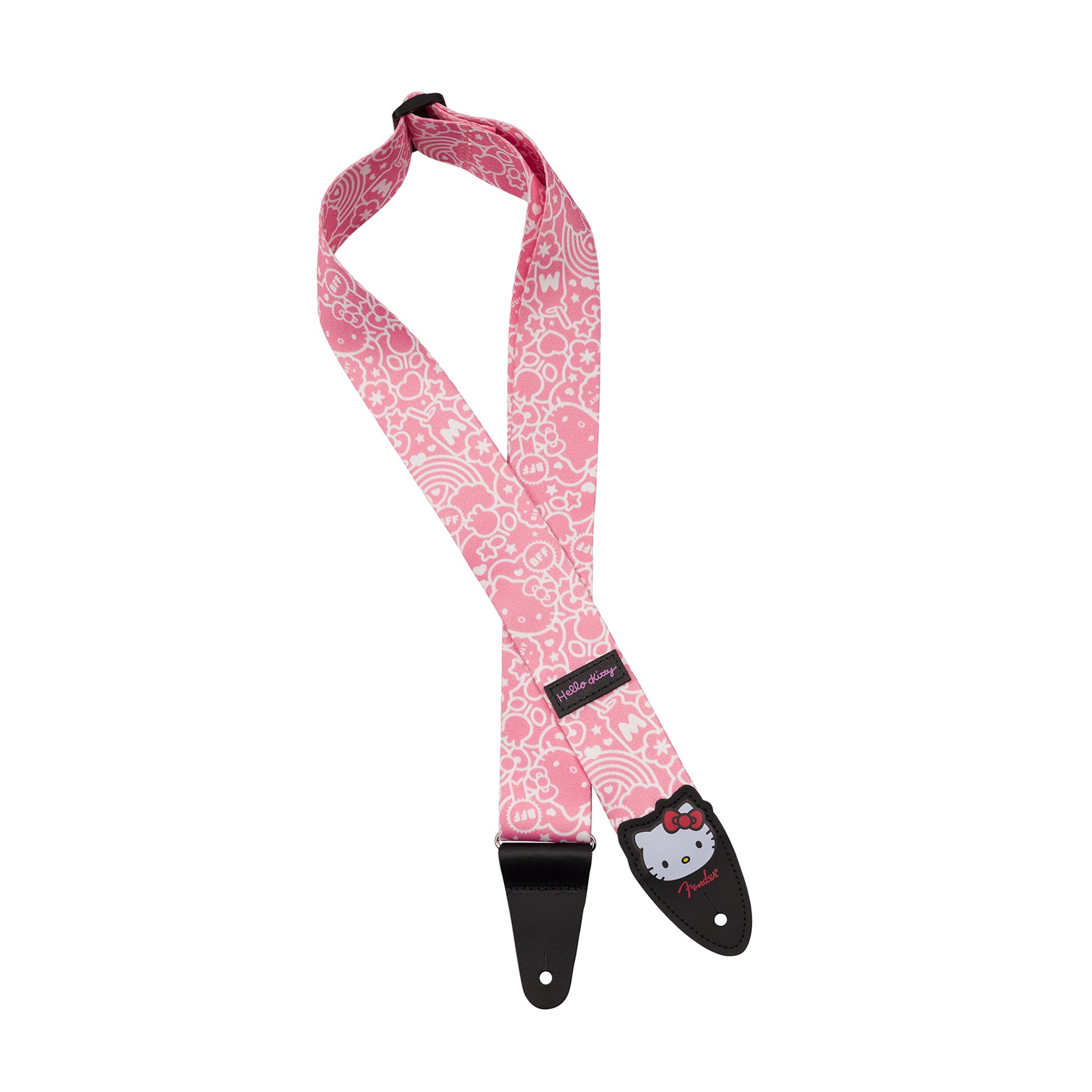 Fender x Hello Kitty Polyester Strap Pink Accessories / Straps