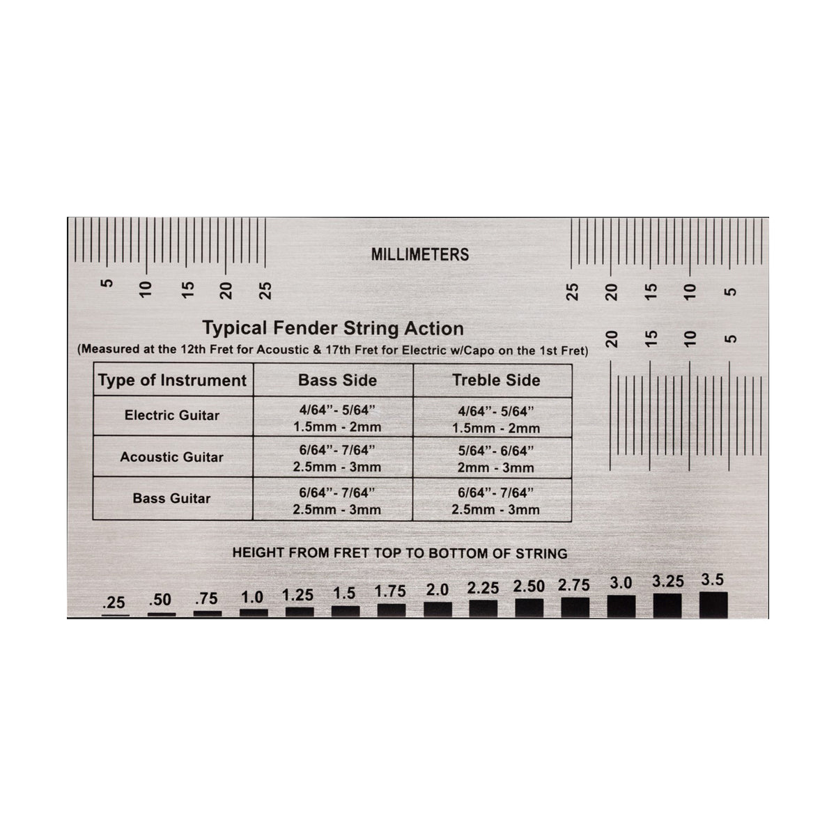 Fender String Action Gauge – Chicago Music Exchange