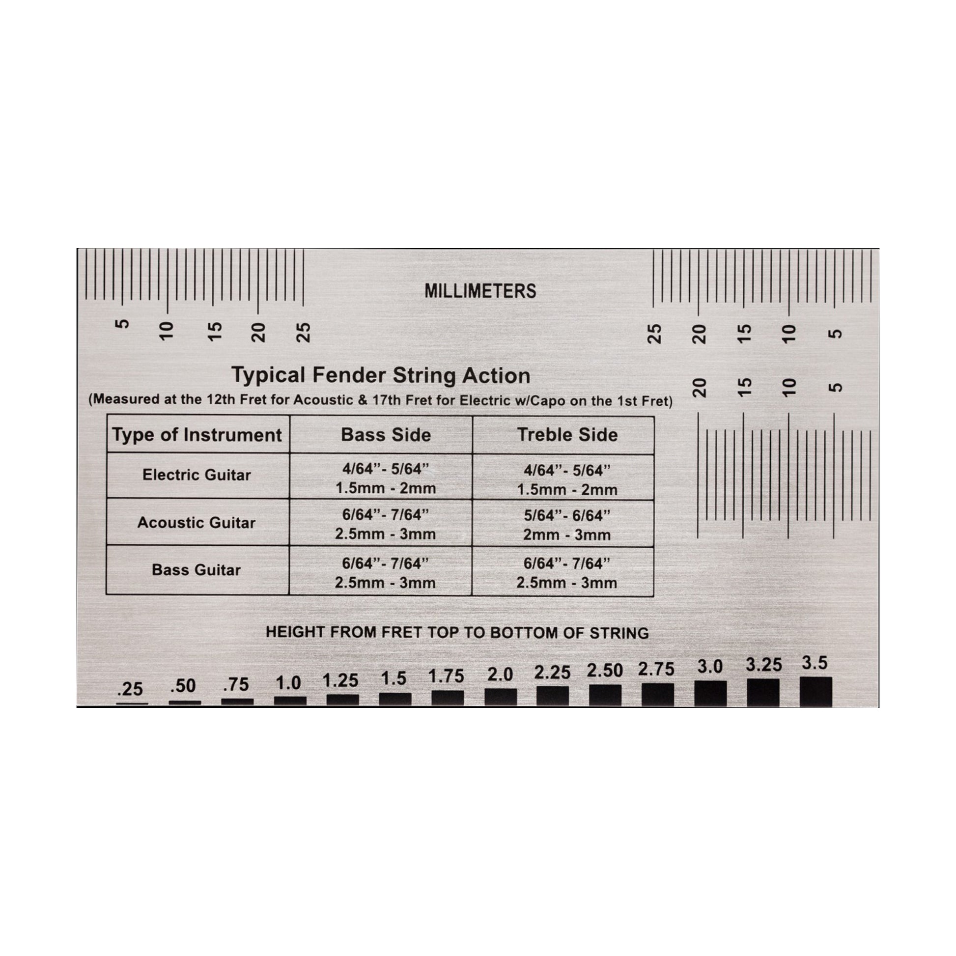 Fender String Action Gauge Accessories / Tools