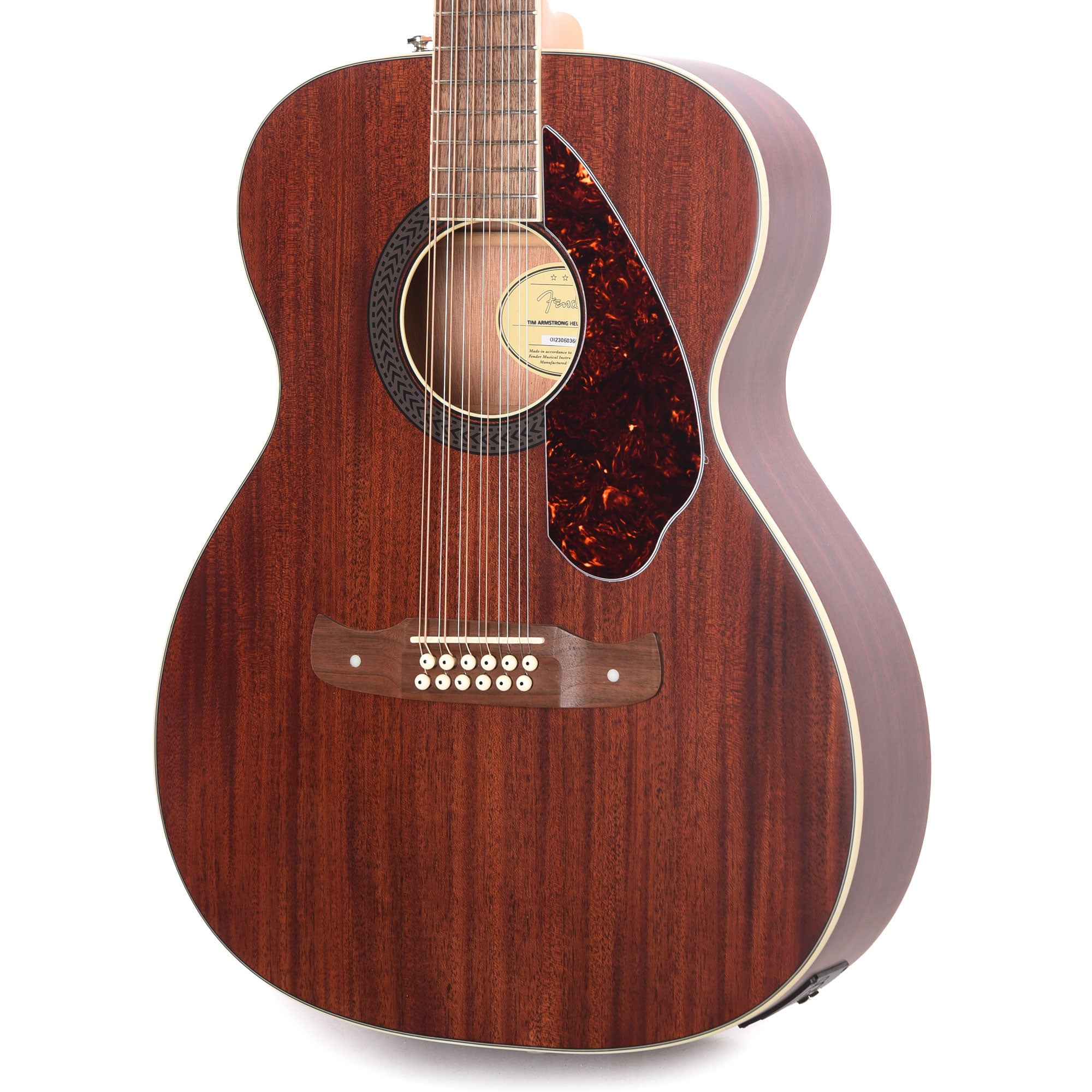 Fender Artist Tim Armstrong Hellcat-12 String Natural Acoustic Guitars / 12-String
