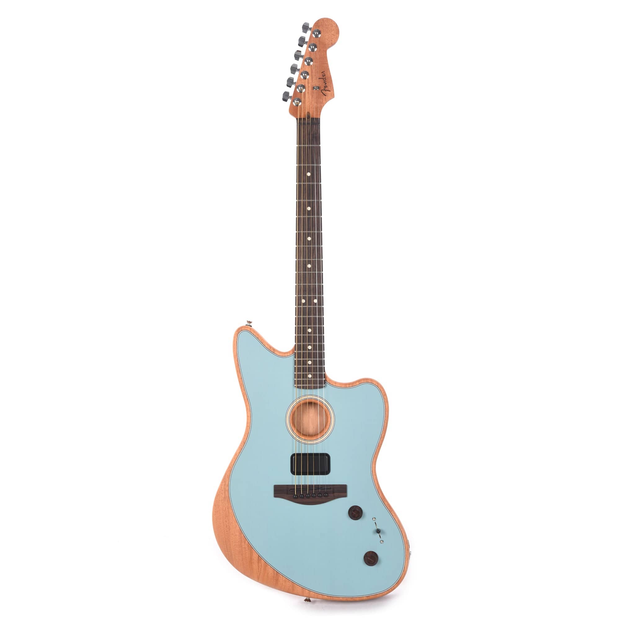 Fender Acoustasonic Player Jazzmaster Ice Blue Acoustic Guitars / Built-in Electronics