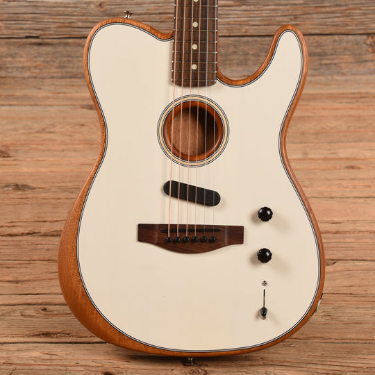 Fender Acoustasonic Player Telecaster Arctic White 2022 Acoustic Guitars / Built-in Electronics