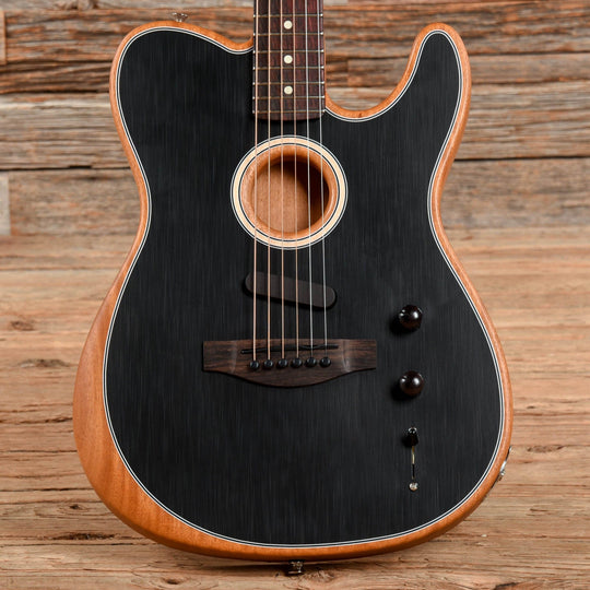 Fender Acoustasonic Player Telecaster Black 2022 Acoustic Guitars / Built-in Electronics