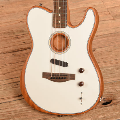 Fender Acoustasonic Player Telecaster White 2022 Acoustic Guitars / Built-in Electronics