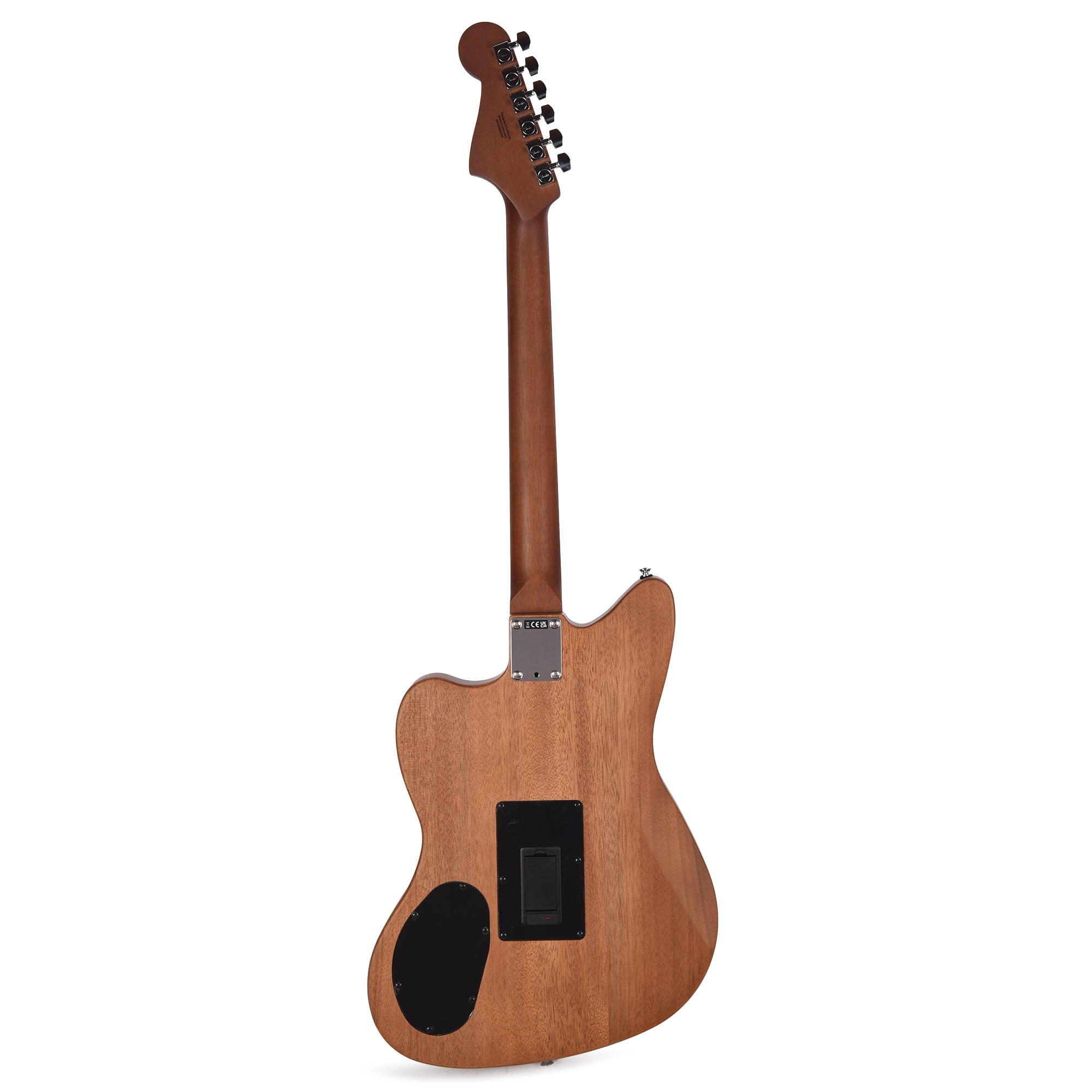 Fender Acoustasonic Standard Jazzmaster Aged Natural Acoustic Guitars / Built-in Electronics