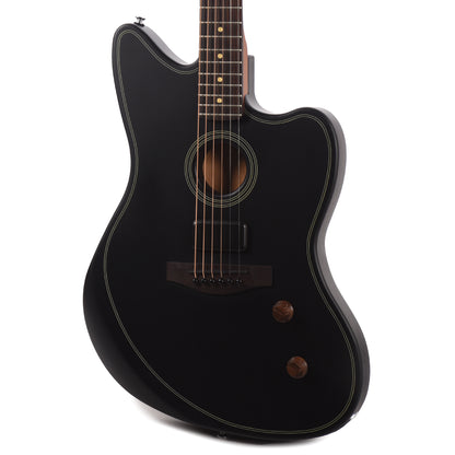 Fender Acoustasonic Standard Jazzmaster Black Acoustic Guitars / Built-in Electronics