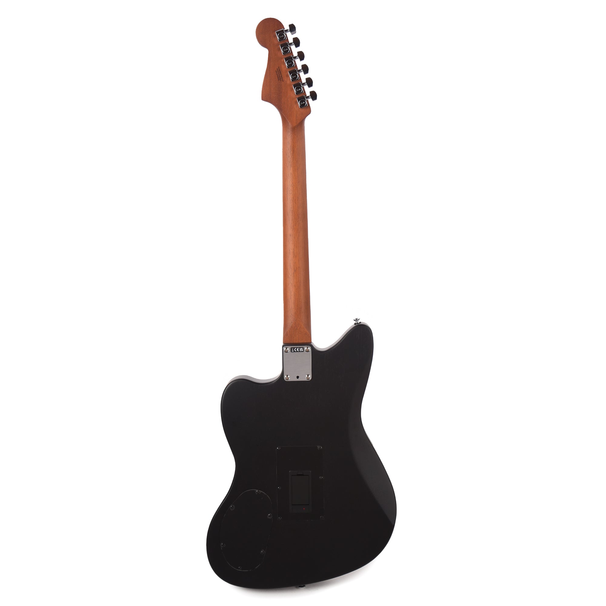 Fender Acoustasonic Standard Jazzmaster Black Acoustic Guitars / Built-in Electronics
