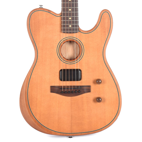 Fender Acoustasonic Standard Telecaster Aged Natural Acoustic Guitars / Built-in Electronics